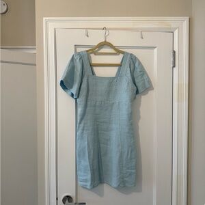 Madewell Light Blue Mini Dress
